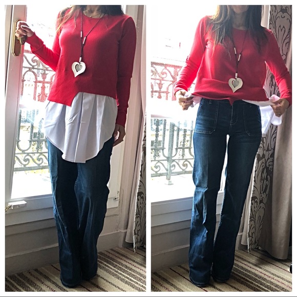 ✨LAST ONE ONLY SIZE SMALL ✨✨PARIS✨Wide leg jeans - Picture 3 of 8
